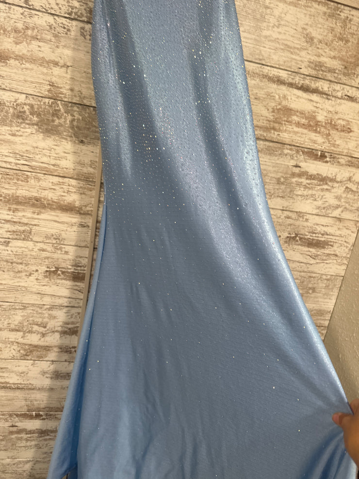 BLUE SPARKLY LONG DRESS (NEW)