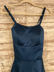 TEAL A LINE GOWN