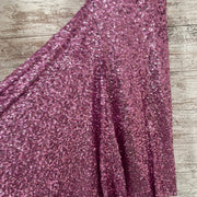 PINK FULL SEQUIN LONG DRESS