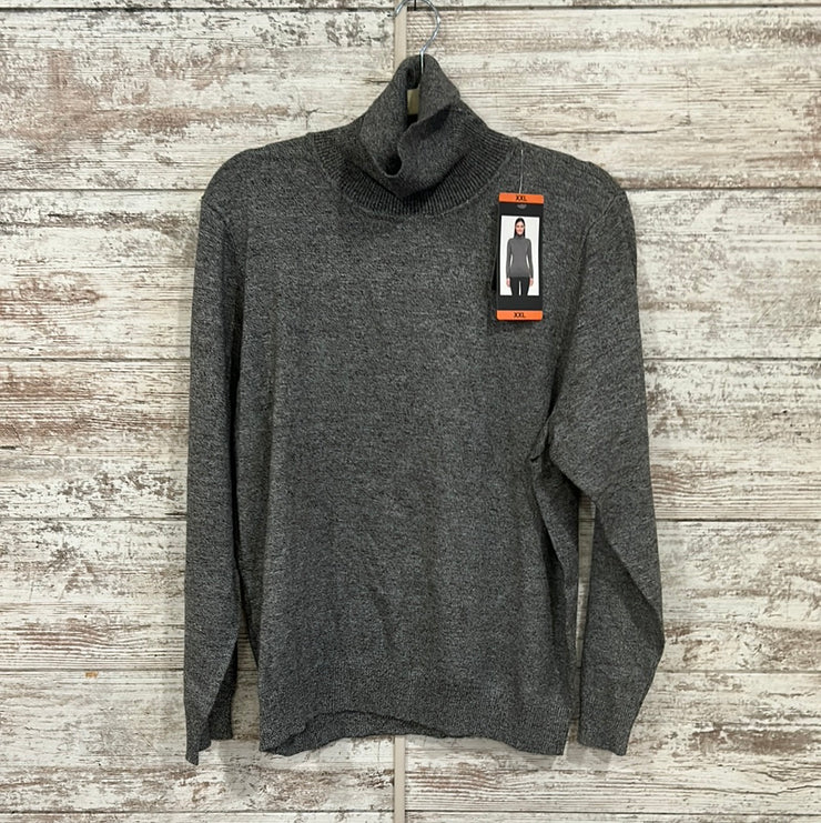 GRAY TURTLENECK TOP (NEW)