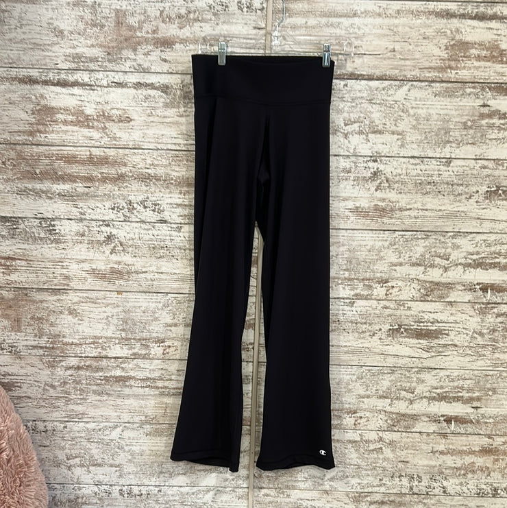 BLACK WIDE LEG LEGGINGS