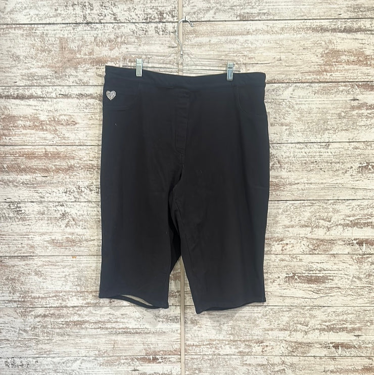 BLACK CROP PANTS-NEW $56