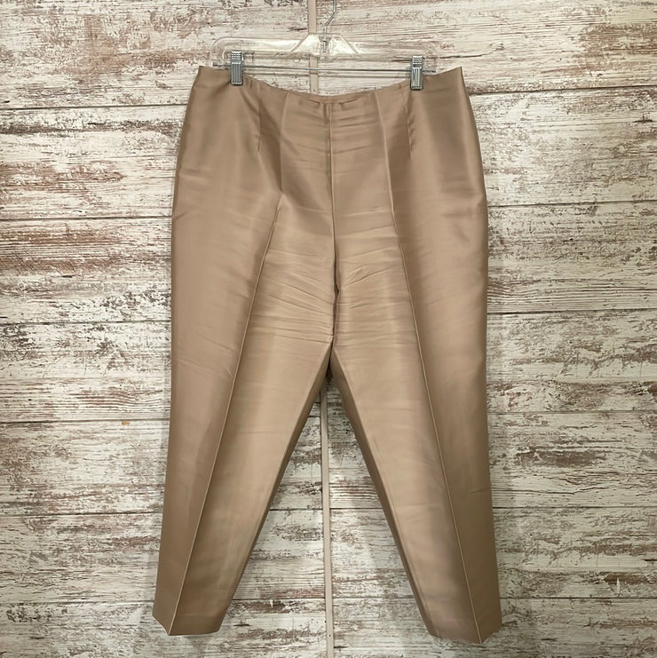 GOLD 100% SILK DRESS PANTS$129