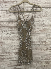 GOLD SPARKLY SHORT DRESS (NEW)