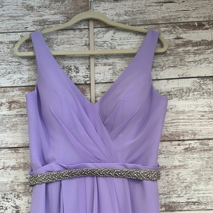 LAVENDER LONG DRESS W/ BELT