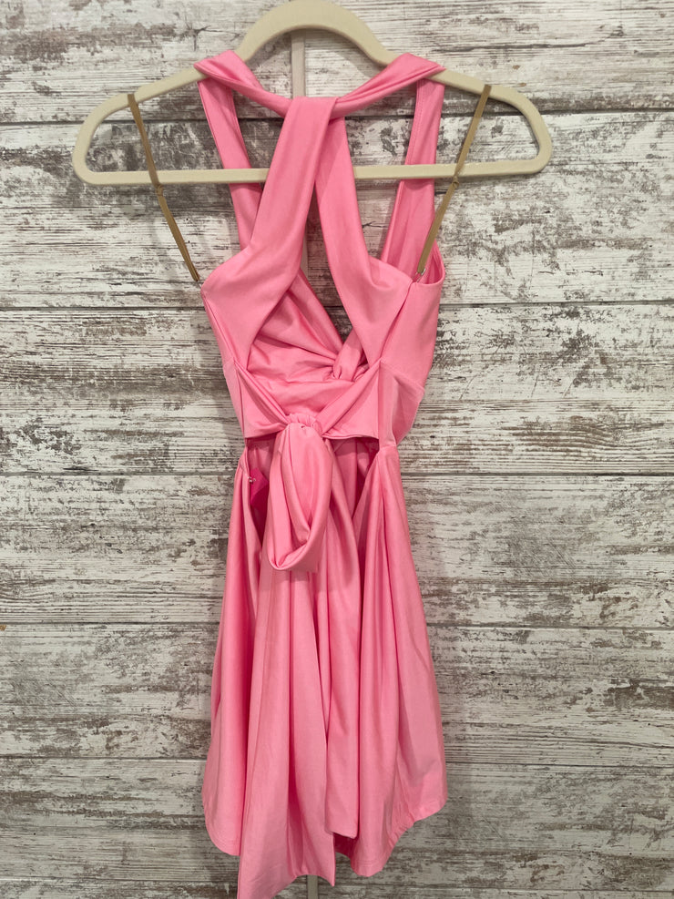 PINK SHORT DRESS