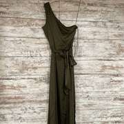 GREEN LONG EVENING GOWN (NEW)