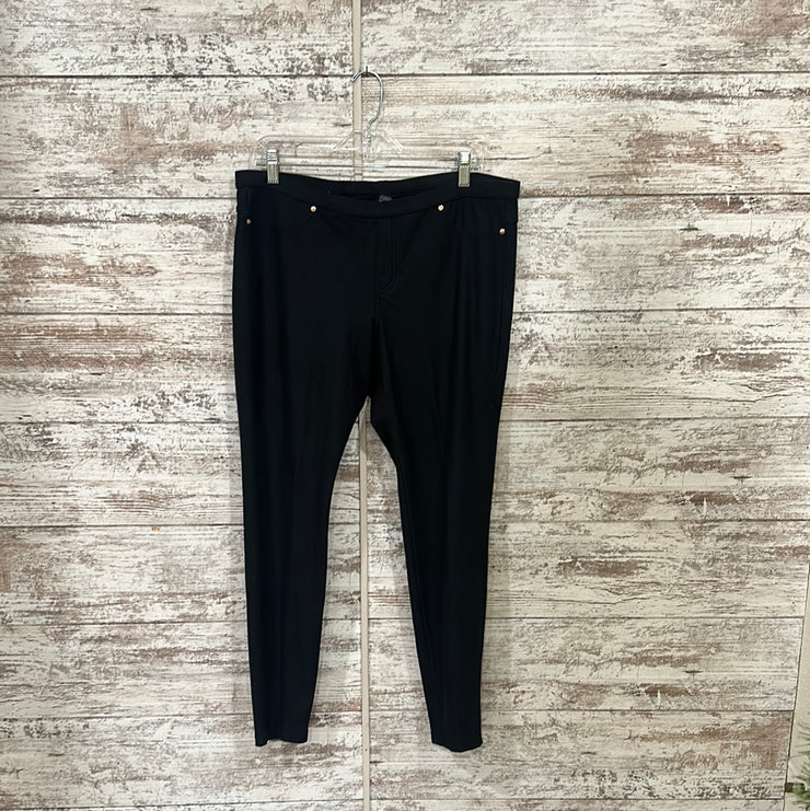 BLACK STRETCH PANTS