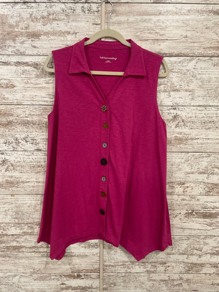 PINK SLEEVELESS TUNIC $69