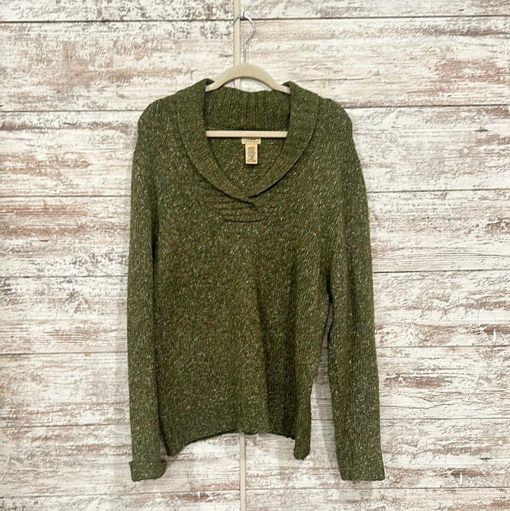 GREEN WOOL SWEATER