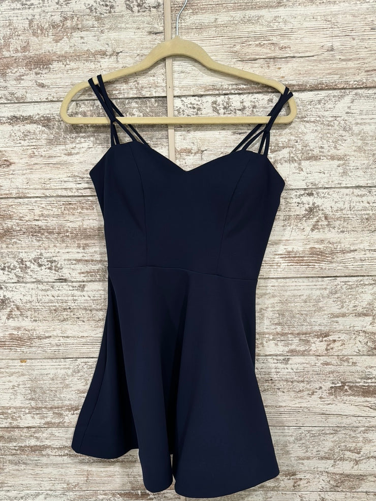 NAVY SHORT DRESS