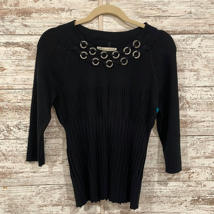 BLACK LONG SLEEVE SWEATER