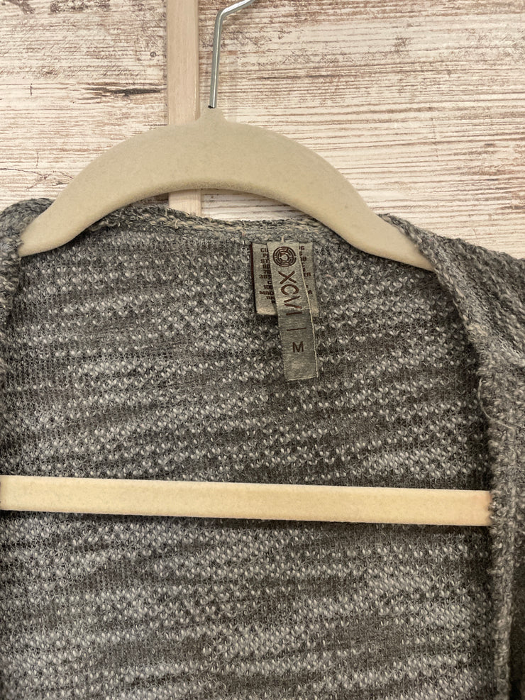 GRAY OPEN CARDIGAN $124