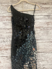 BLACK/SILVER MIRROR DRESS-NEW
