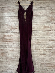 BURGUNDY LONG DRESS (NEW)