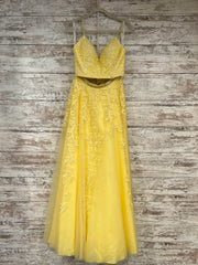 YELLOW 2 PC. PRINCESS GOWN