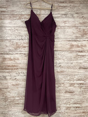 PURPLE LONG EVENING GOWN