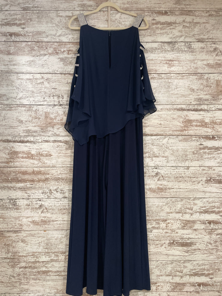 NAVY/SPARKLY JUMPSUIT