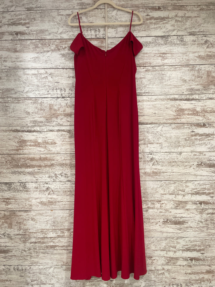RED LONG EVENING GOWN