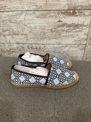BLUE/WHITE CANVAS SHOE-NEW$225