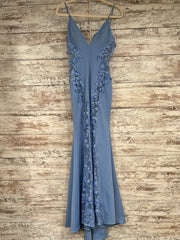 BLUE LONG EVENING GOWN $650