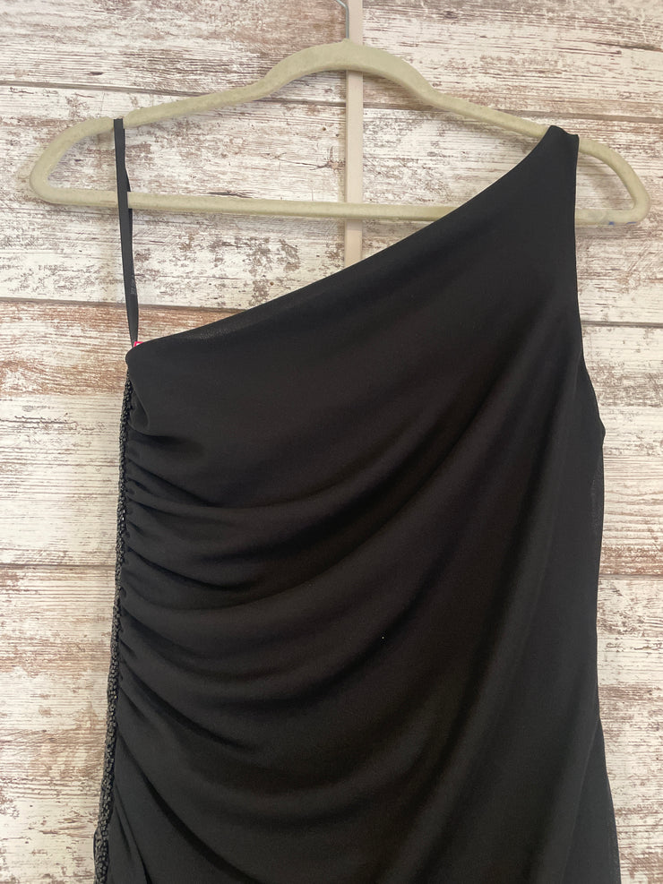 BLACK LONG EVENING GOWN