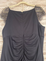 BLACK LONG EVENING GOWN