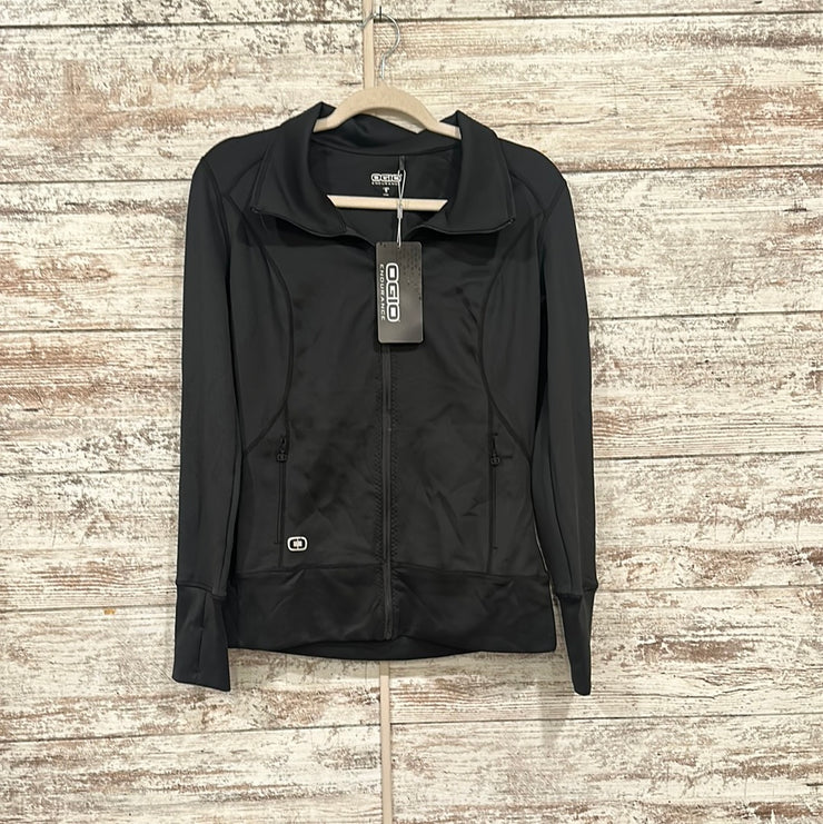 BLACK ZIP UP JACKET (NEW) $105