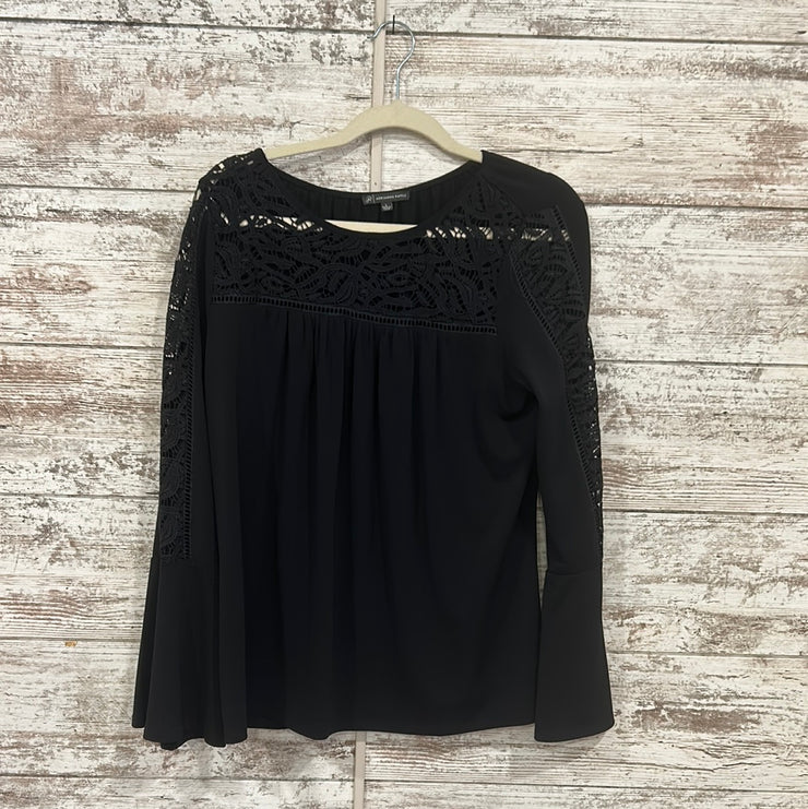 BLACK LONG SLEEVE TOP