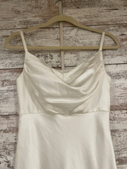 WHITE LONG EVENING GOWN