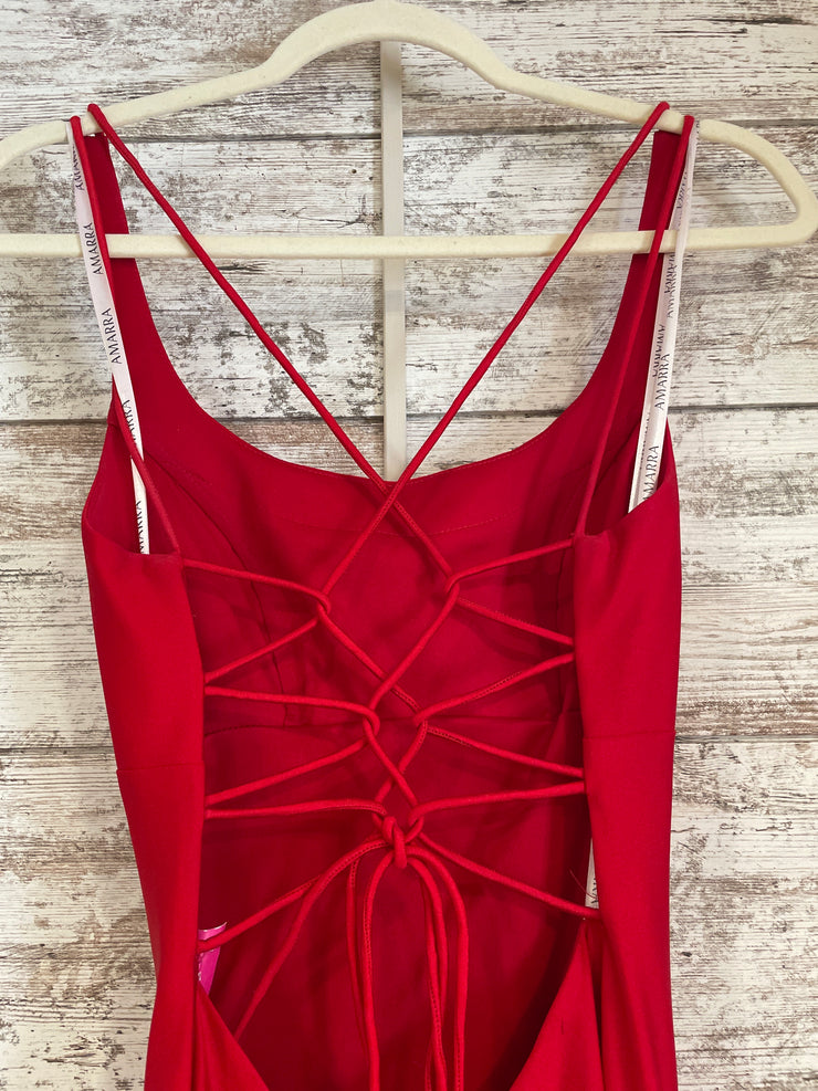 RED MERMAID GOWN