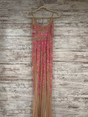 PINK SPARKLY LONG DRESS (NEW)