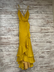 YELLOW MIDI DRESS