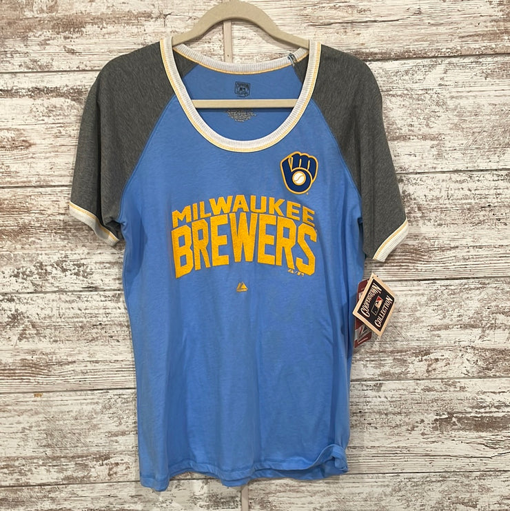 BLUE/GRAY BREWERS TOP (NEW)