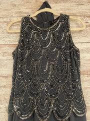 GRAY/SILVER SPARKLY LONG DRESS