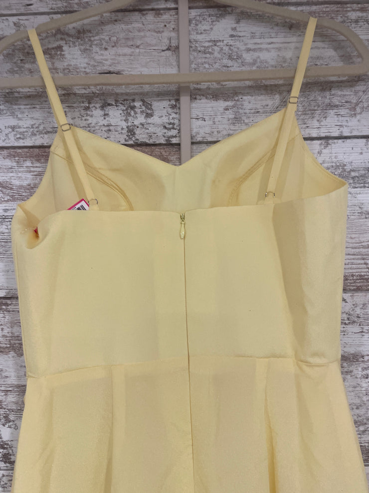 YELLOW LONG EVENING GOWN - NEW