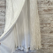 WHITE LACE LONG DRESS (NEW)