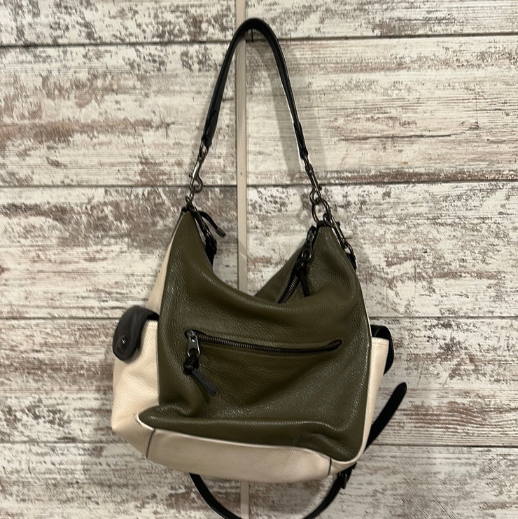 GREEN/IVORY PURSE - RET. $498