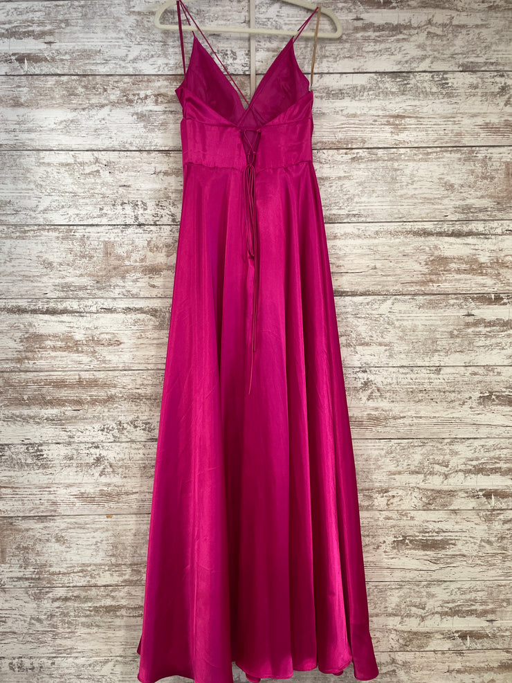 PINK A LINE GOWN