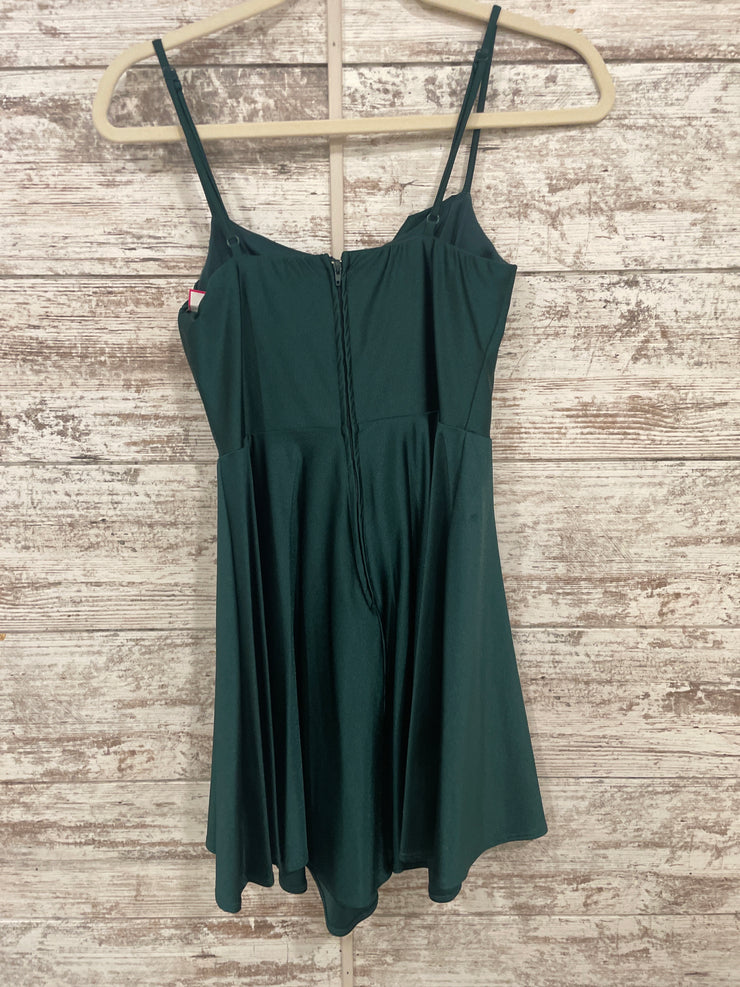 GREEN SHORT DRESS