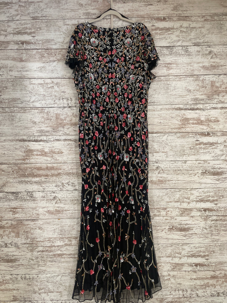 BLACK BEADED DRESS (NEW) $699