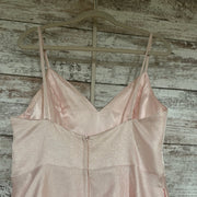 PINK SPARKLY A LINE GOWN