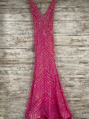 PINK SPARKLY MERMAID GOWN