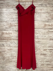 RED LONG EVENING GOWN