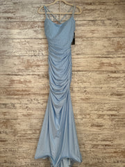 BLUE LONG EVENING GOWN (NEW)