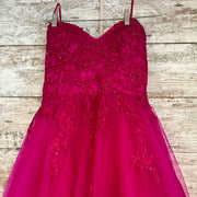 PINK A LINE GOWN