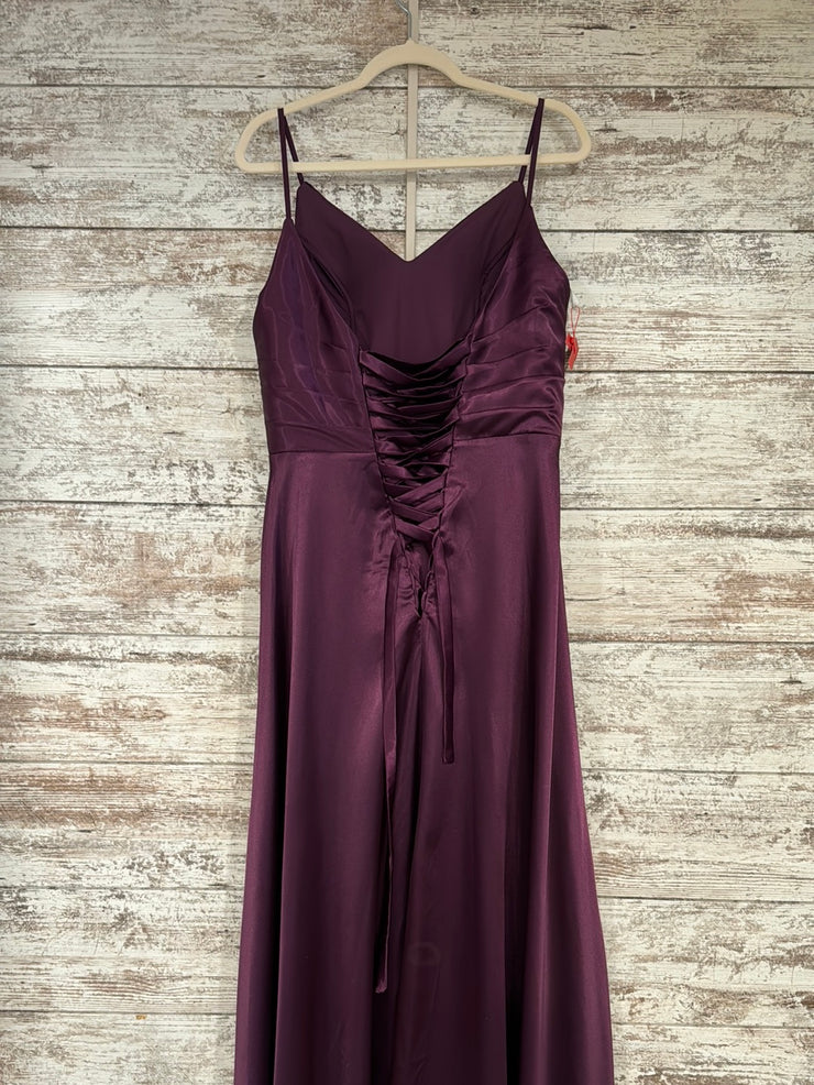 PURPLE LONG EVENING GOWN (NEW)