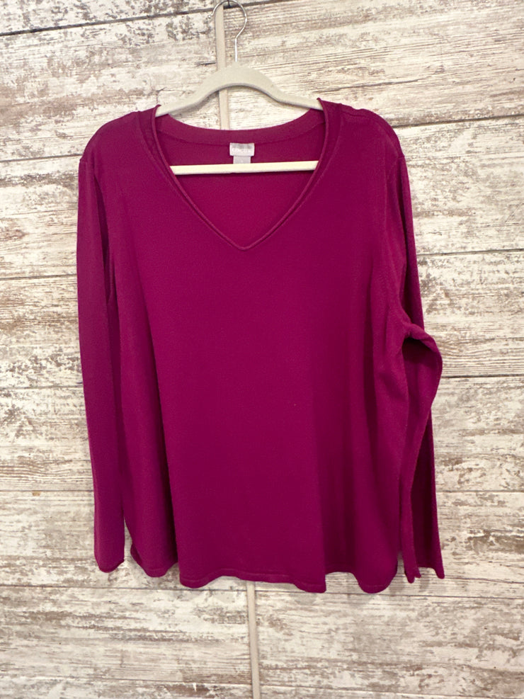 PINK LONG SLEEVE TOP