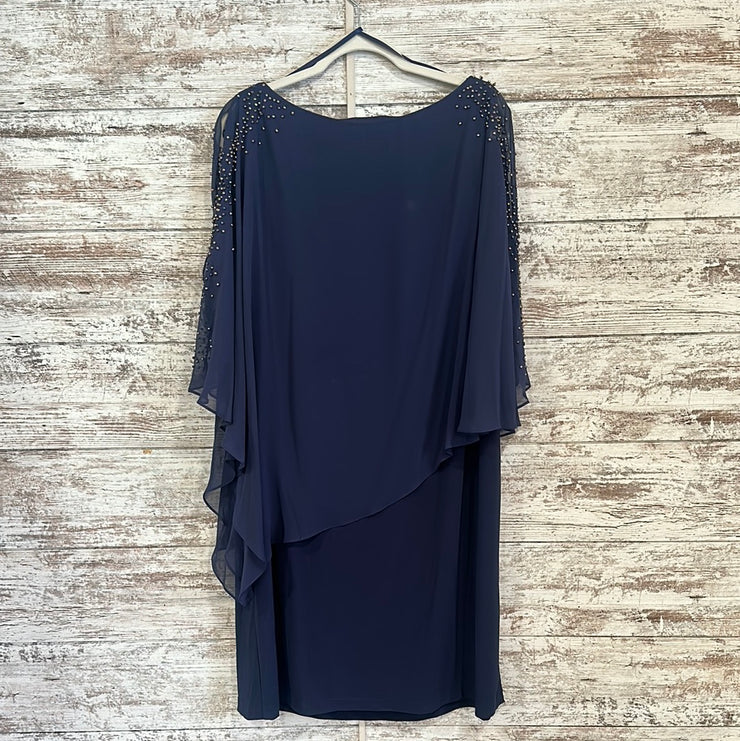 NAVY MIDI DRESS (NEW)