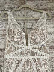 IVORY/NUDE WEDDING GOWN $1200